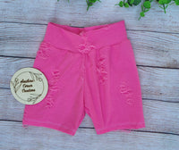 Pink neon - distressed