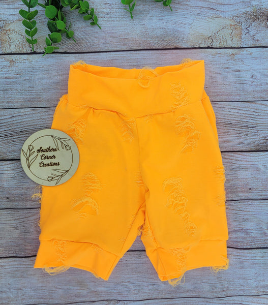 Orange neon - distressed