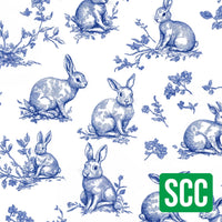 Vintage Blue Bunnies