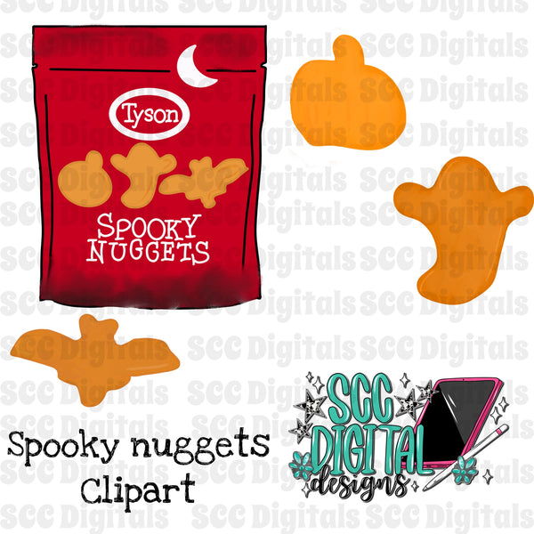 Spooky Nuggets  clipart bundle