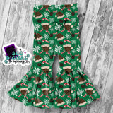 Cheetah Christmas seamless