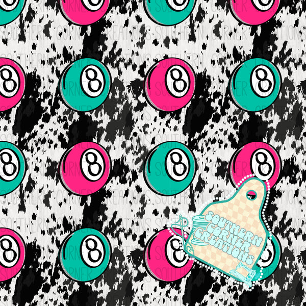 Western diva eightballs seamless