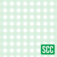 Pastel Green Gingham