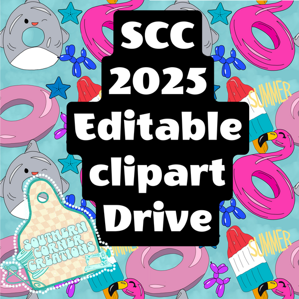 SCC Editable clipart drive 2025