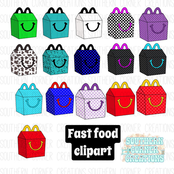 Fast food clipart bundle 1