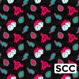 Pink Diva Cows (Leopard background)