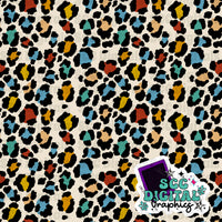 Fall leopard seamless
