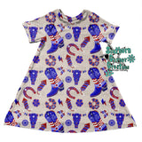 Western patriotic seamless