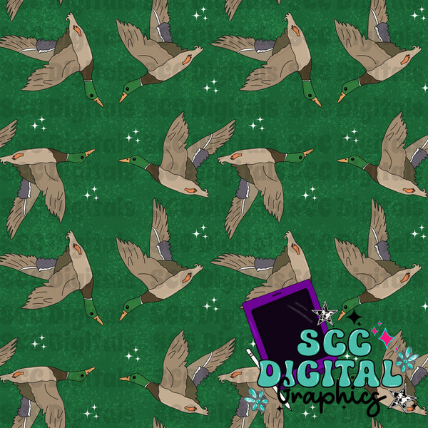 Mallard duck seamless
