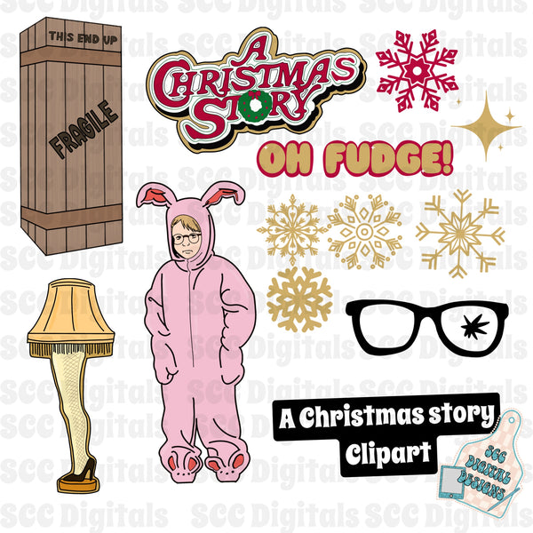 Christmas story clipart