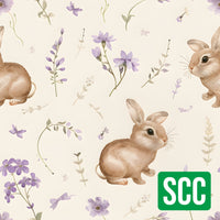 Purple Bunny Floral
