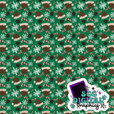 Cheetah Christmas seamless