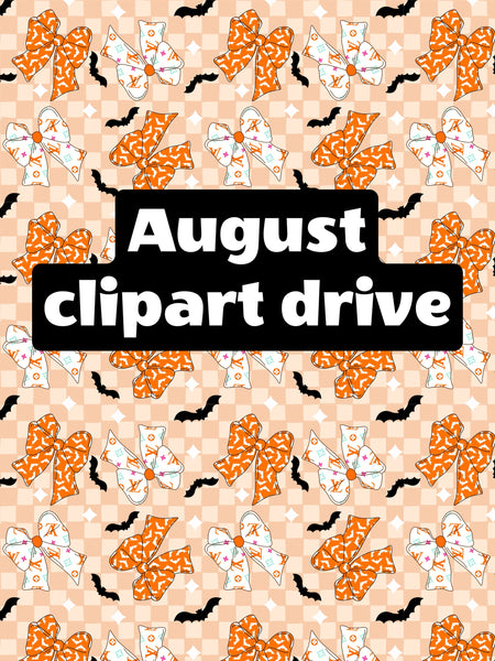 AUGUST clipart drive 2025