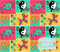 Neon ying yang