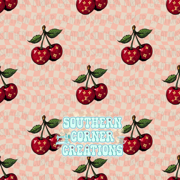 Boujee cherry seamless