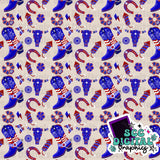 Western patriotic seamless