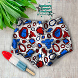Patriotic cow conchos