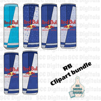 Red Bull can clipart