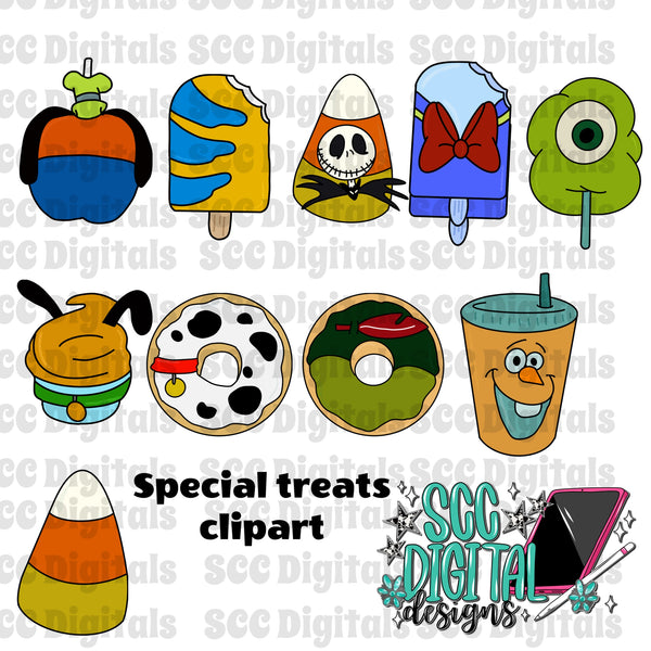 Semi exclusive - special treats  clipart bundle