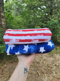 Stars and Stripes-Distressed (half and half )