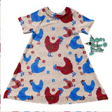 Patriotic chickens