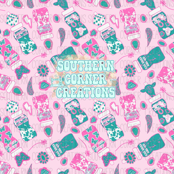 Pink cowgirl juice