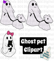 Ghost pets clipart
