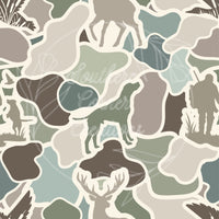 Hunting camo collage