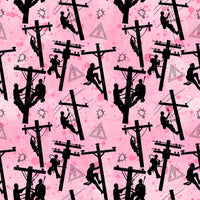 Lights on Lineman (Pink)