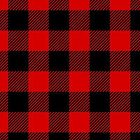 Black and red christmas plaid