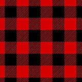 Black and red christmas plaid