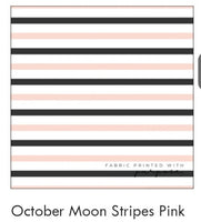 October Moon - Pink Stripes