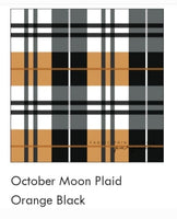 Black and Orange Plaid