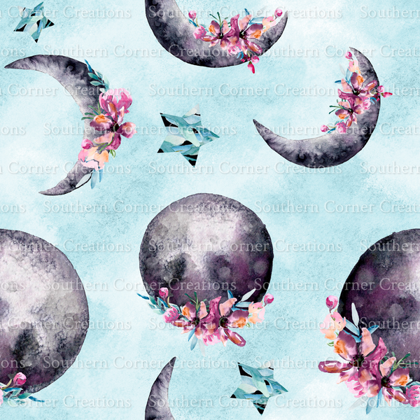 Floral Moon Child